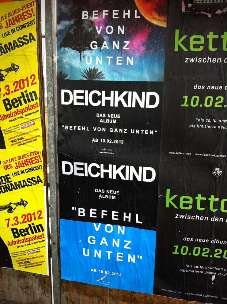 Deichkind. Plakatwerbung. 3