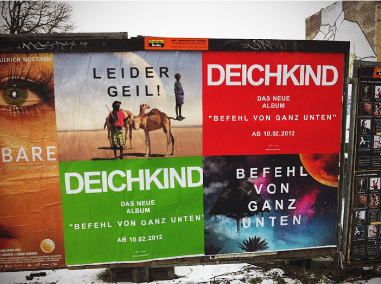 Deichkind. Plakatwerbung. 4