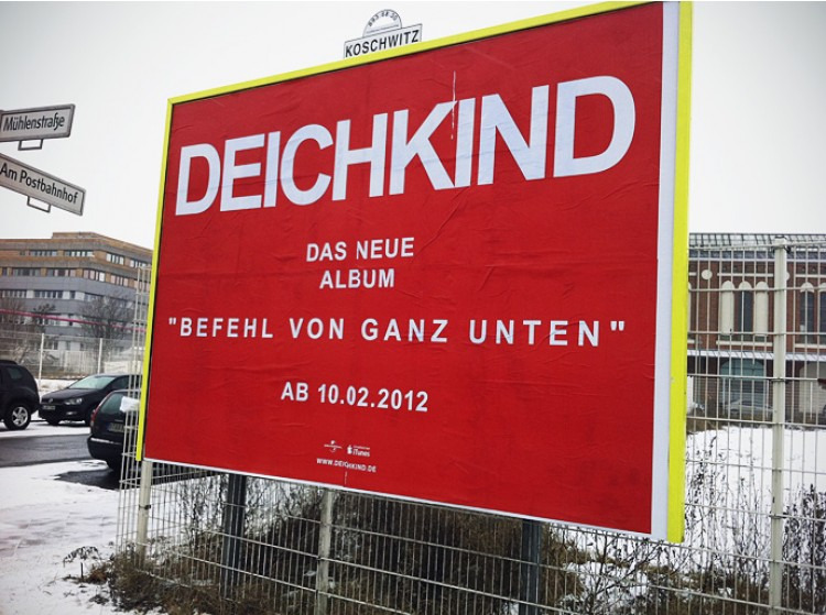 Deichkind. Plakatwerbung. 2