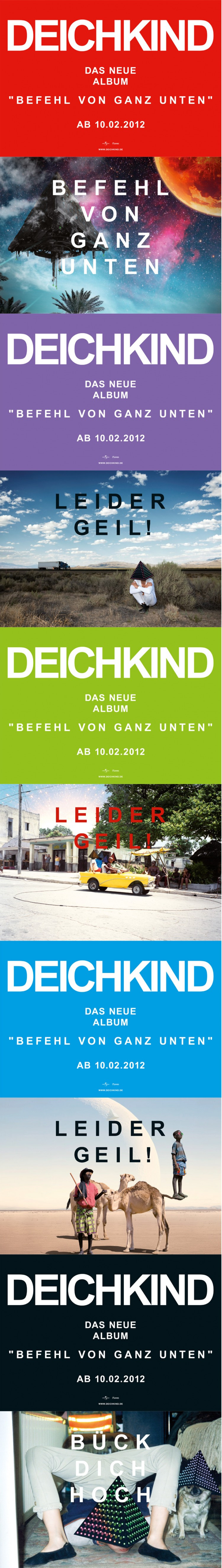 Deichkind. Plakatwerbung. 1