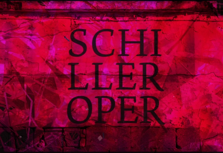 Schiller-Oper Projektion. 2