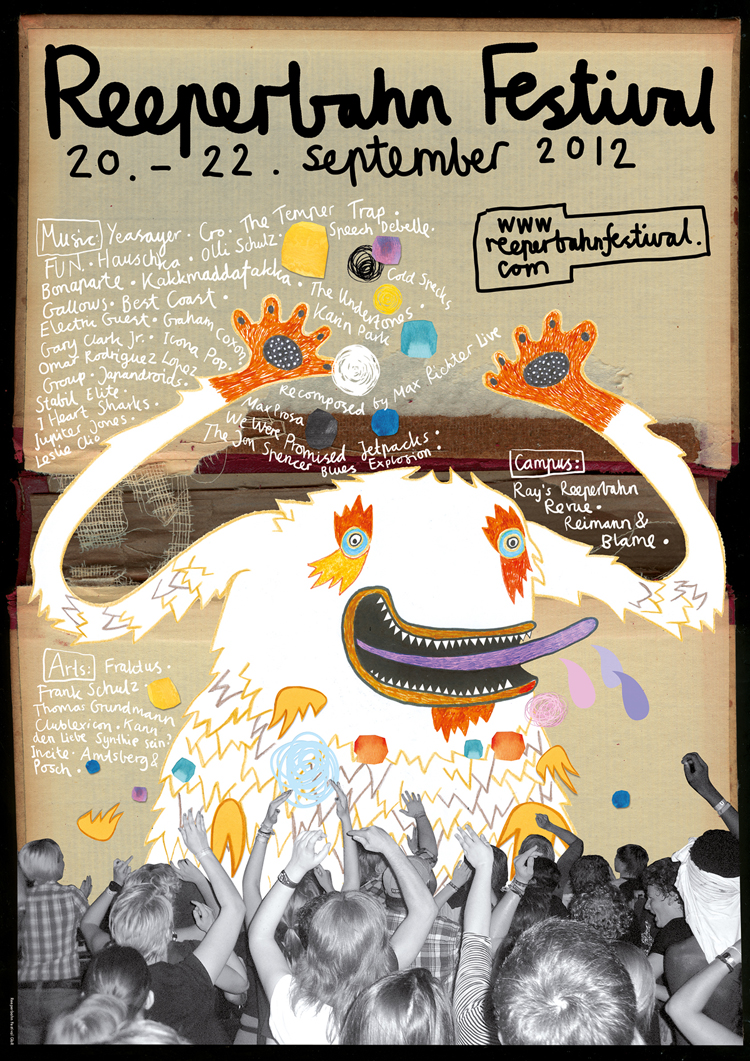 Reeperbahn Festival. Art Poster 2012. 3