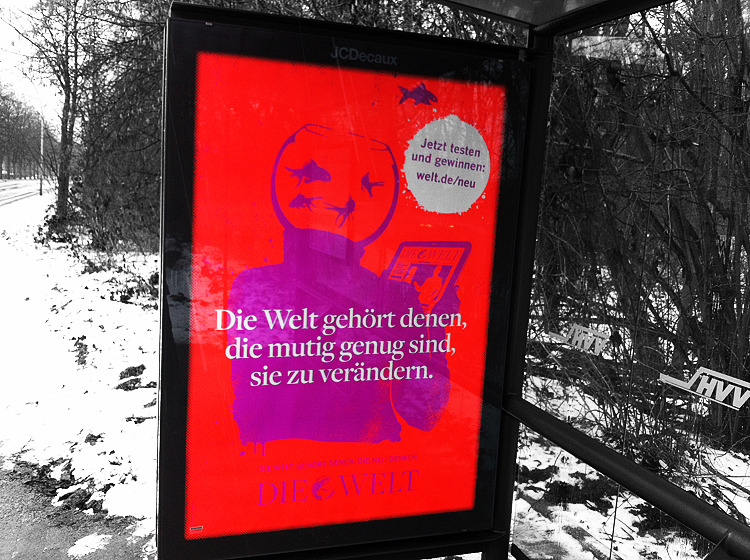 Die Welt. Kampagne 2012. 14