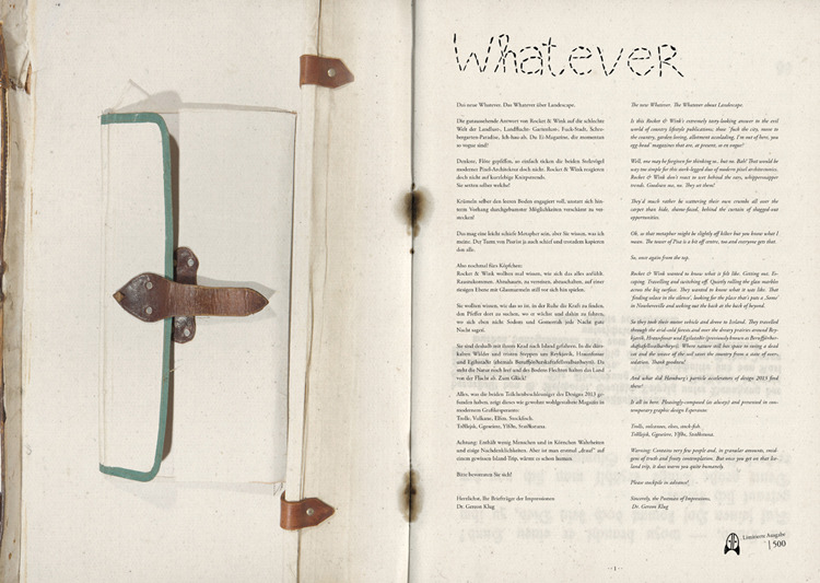 Whatever 6: About Landescape 5