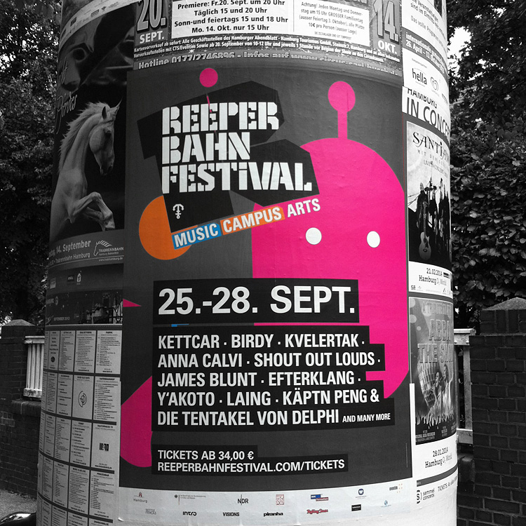 Reeperbahn Festival. Corporate Design 2013. 8