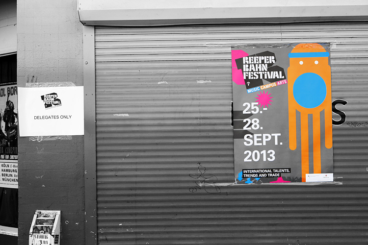 Reeperbahn Festival. Corporate Design 2013. 10