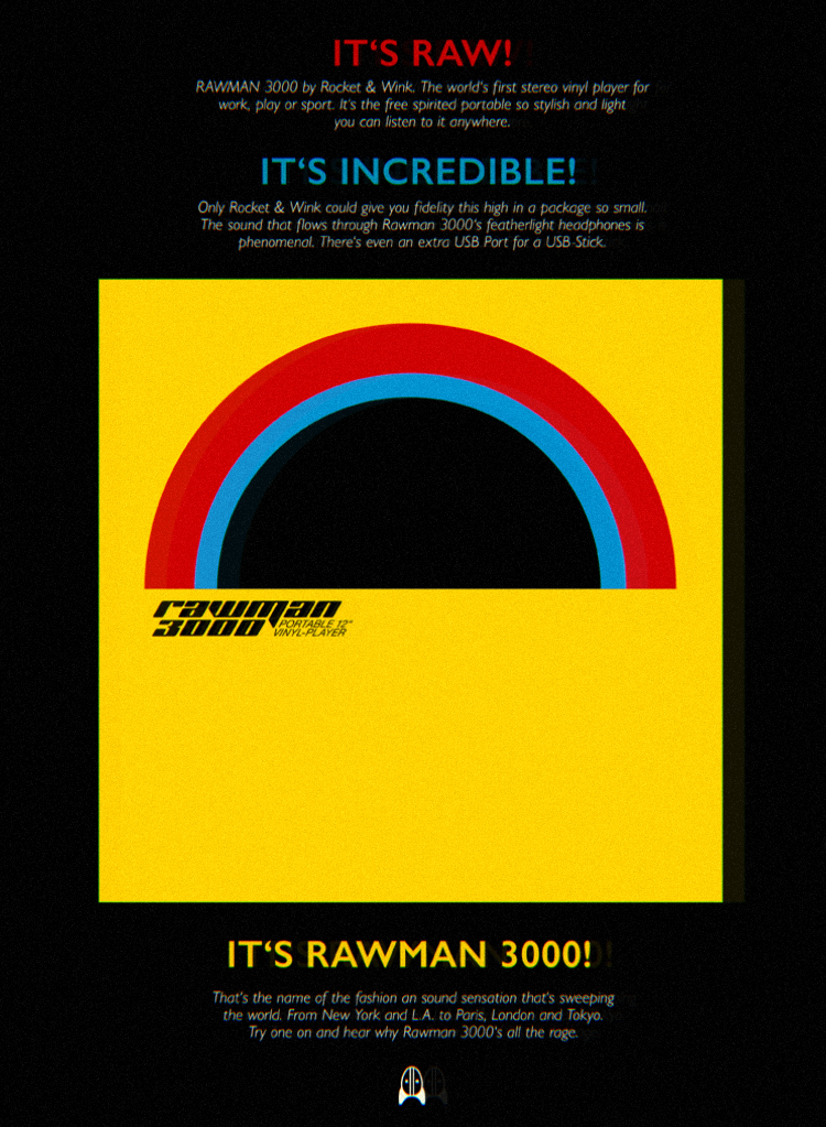 RAWMAN 3000. Portable Vinyl Players. 15
