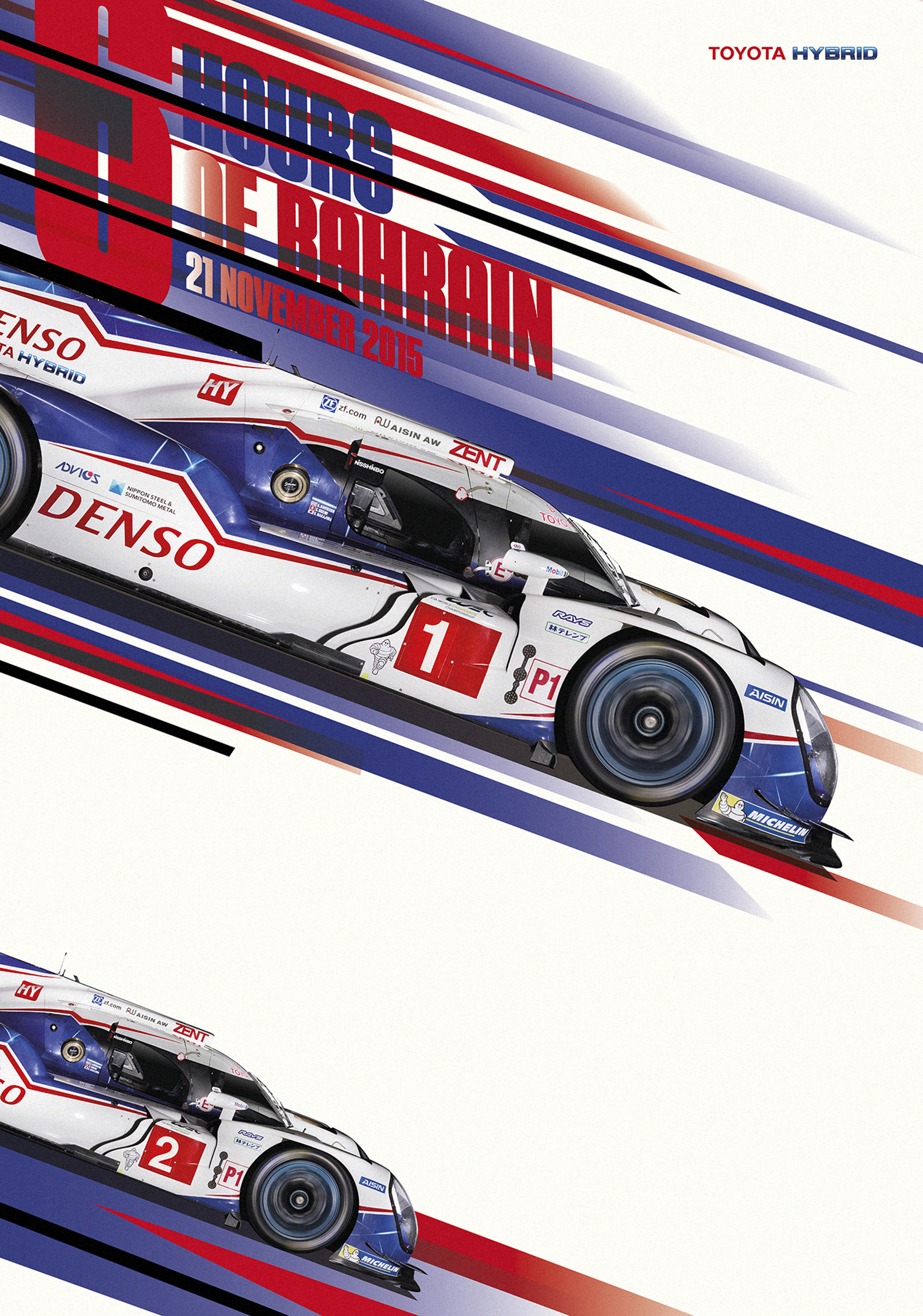 Toyota. WEC Racing Posters. 5