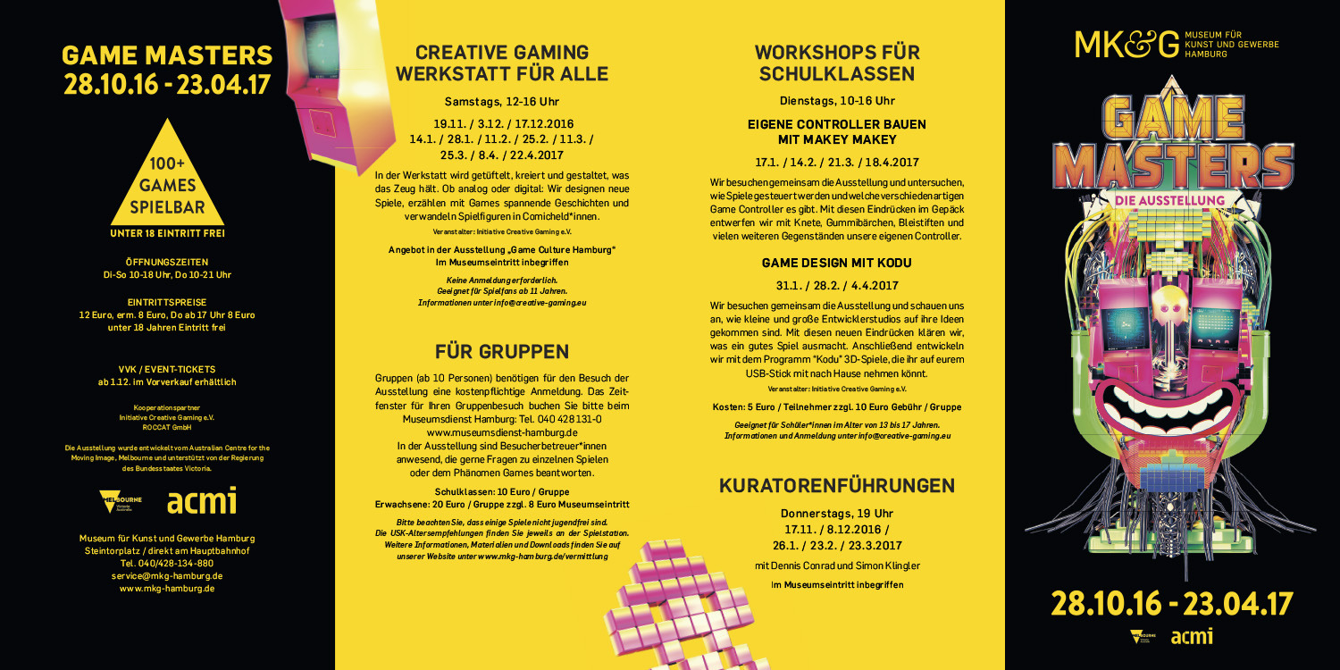 Museum fuer Kunst & Gewerbe. Game Masters. 3