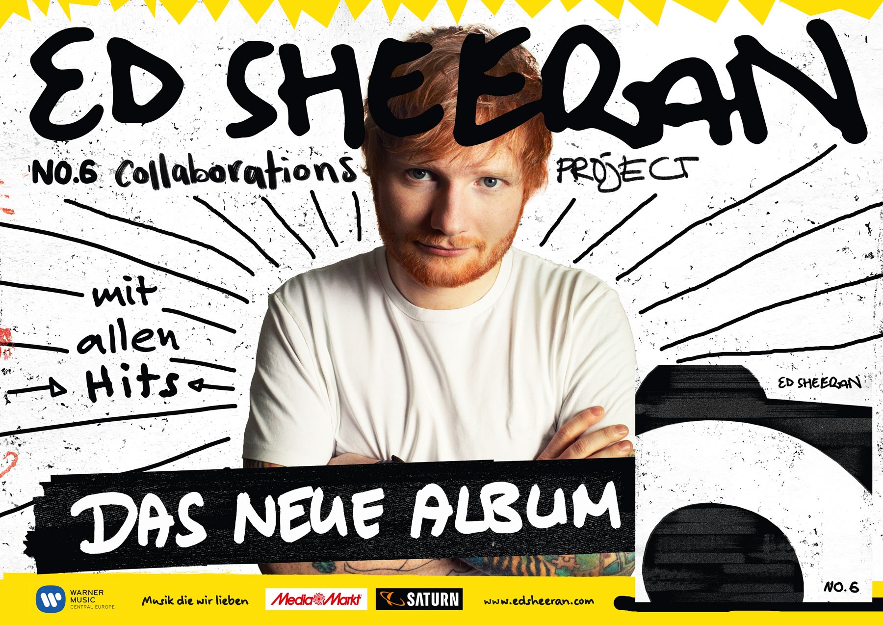 Ed Sheeran. Plakatkampagne. 3