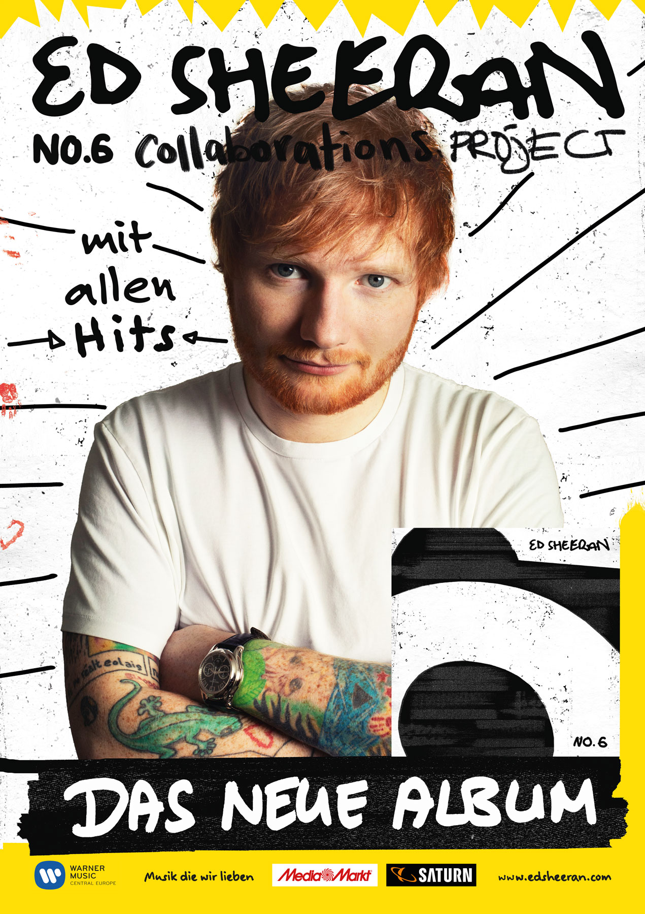 Ed Sheeran. Plakatkampagne. 1