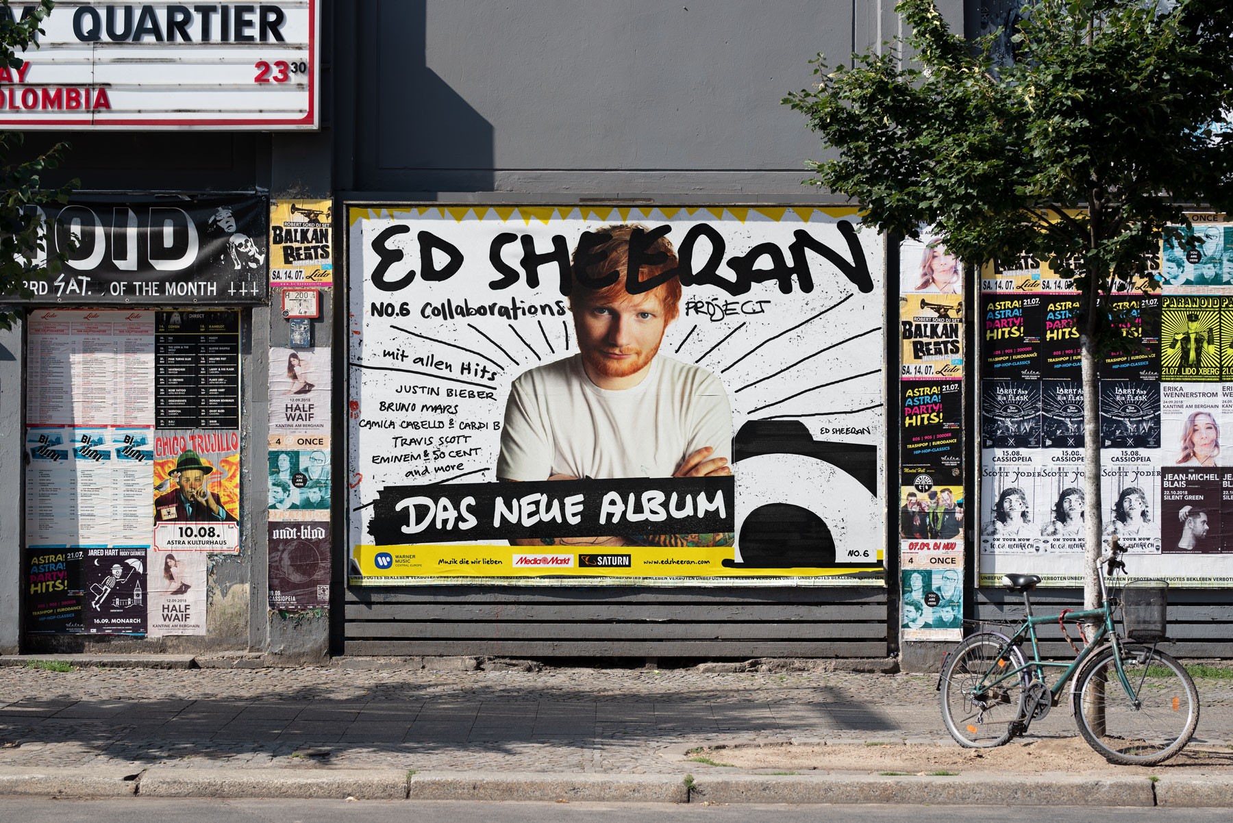 Ed Sheeran. Plakatkampagne. 4