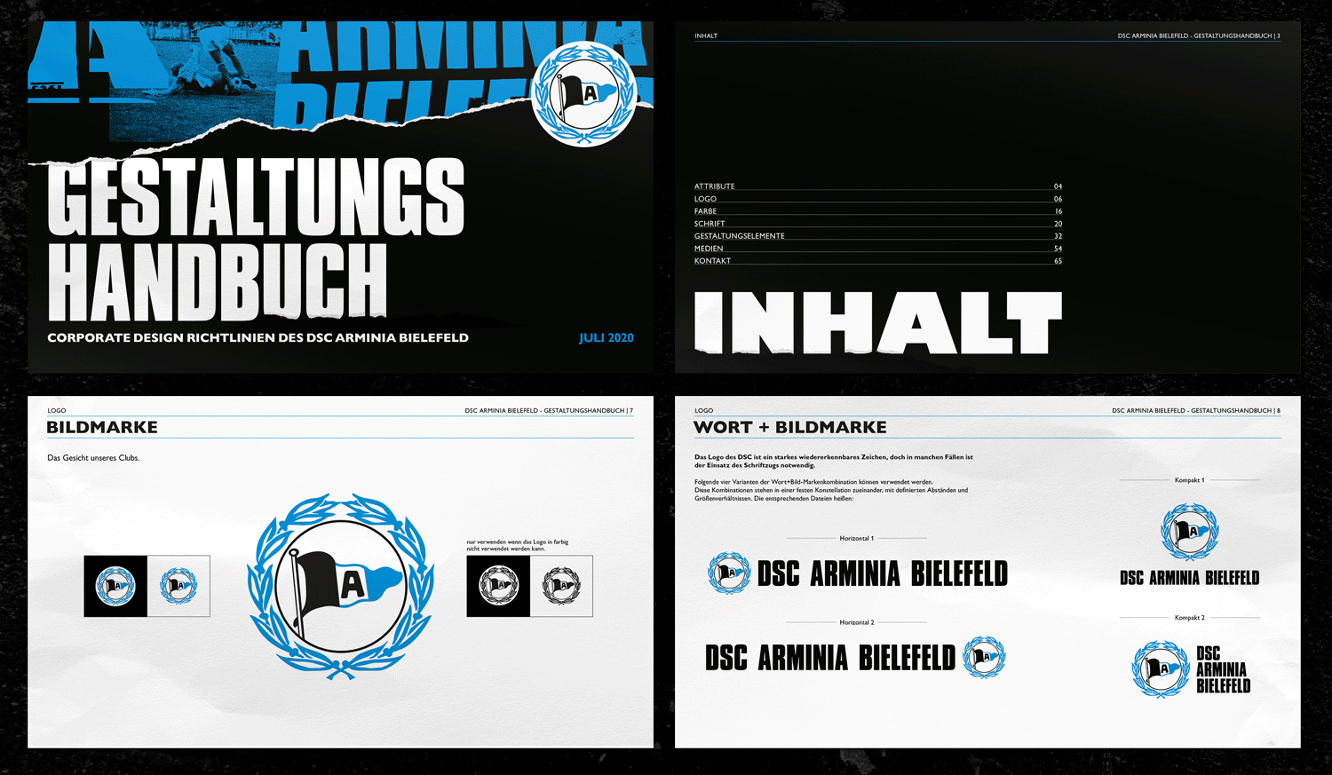 DSC Arminia Bielefeld. CI Relaunch 2020. 3