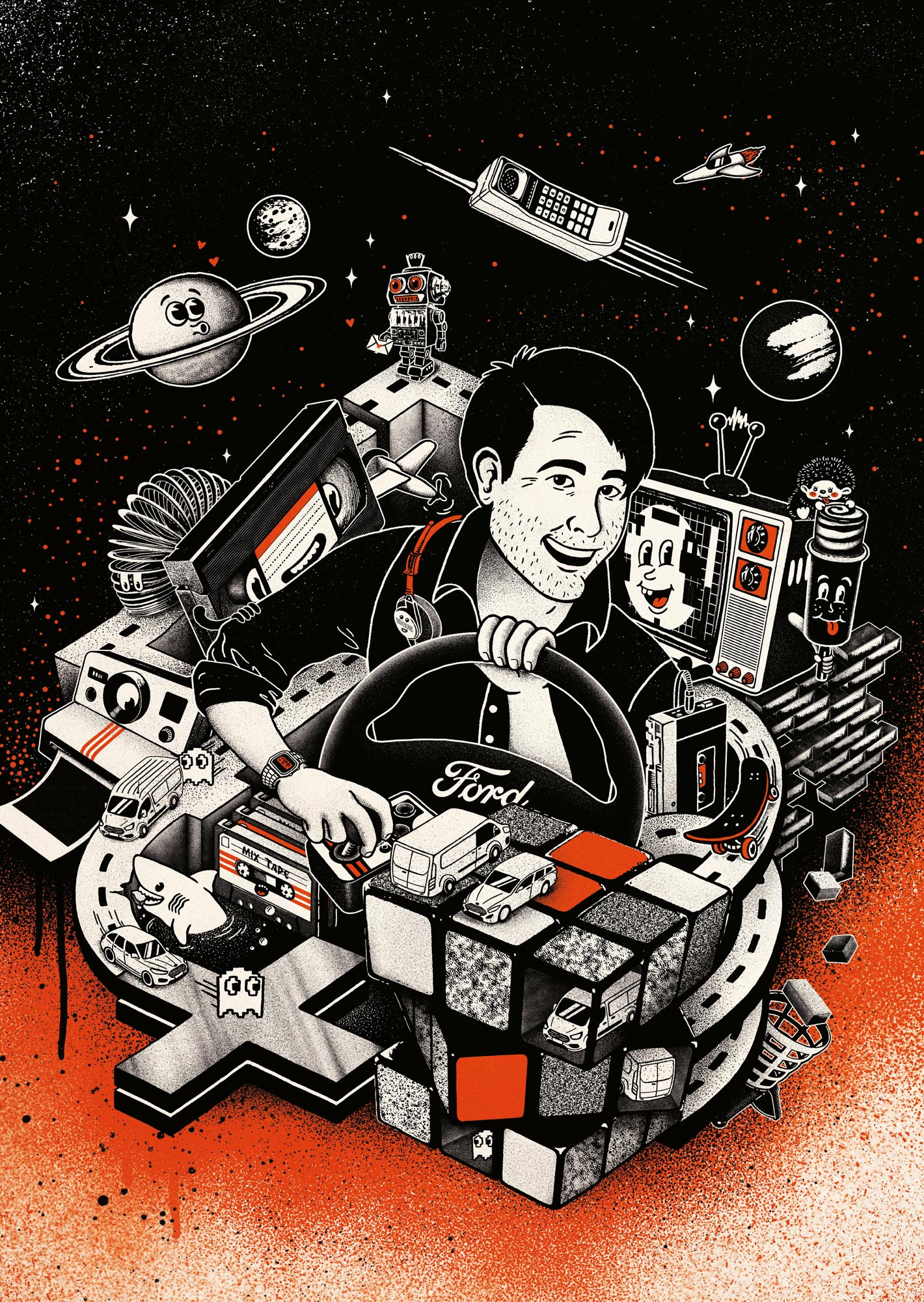 Ford. e-Movement Illustrations. 6