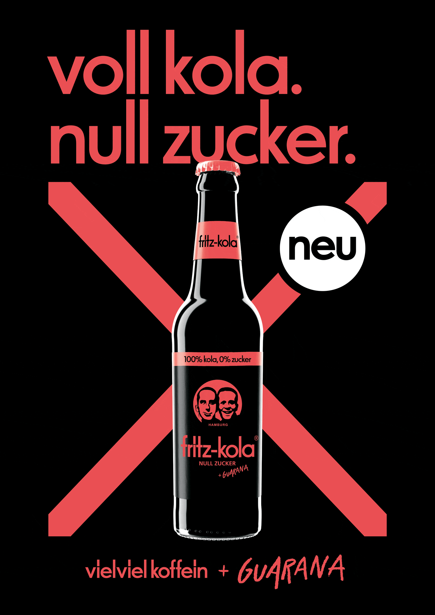 fritz-kola. null zucker. 3