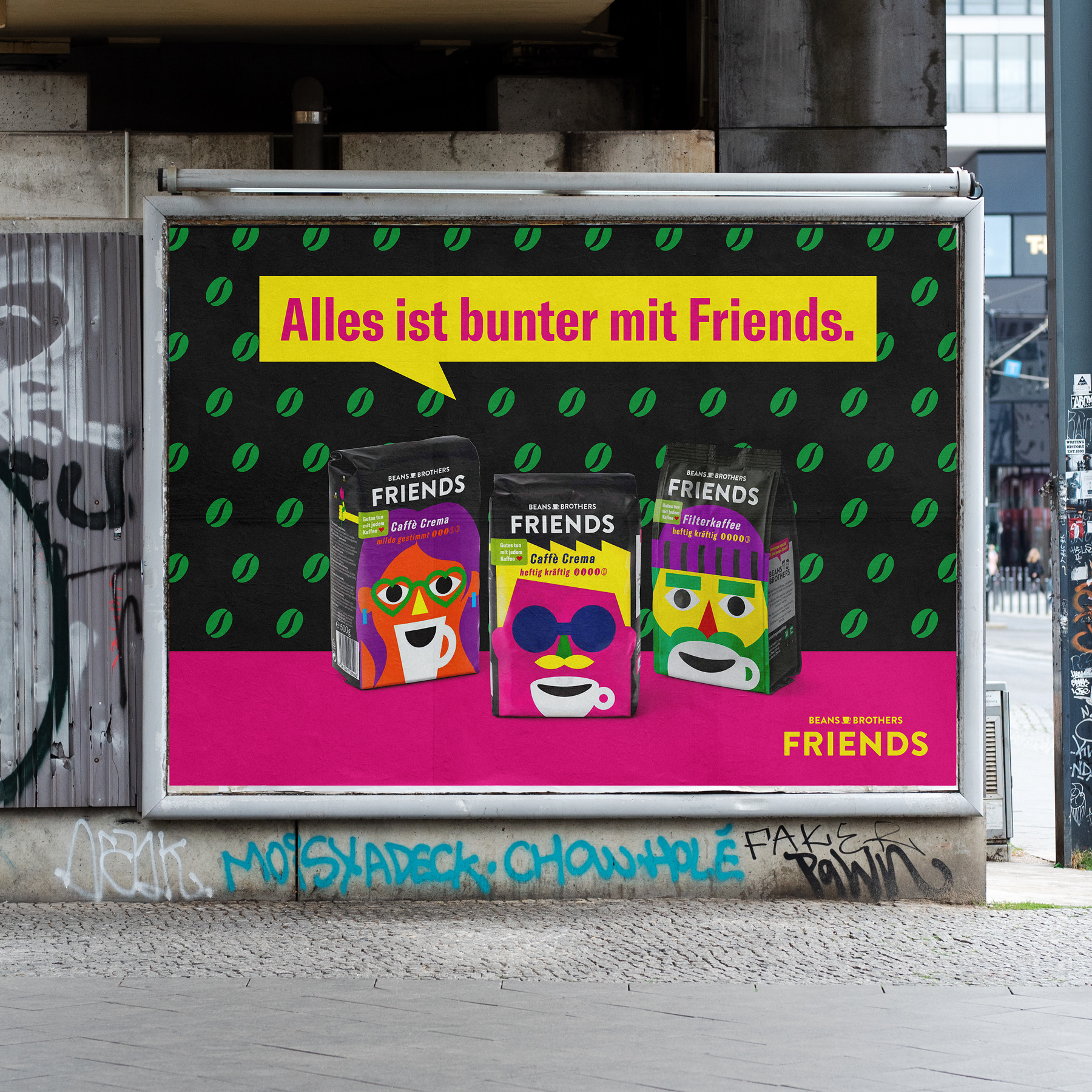Beans Brothers - Friends. Markenentwicklung. 15