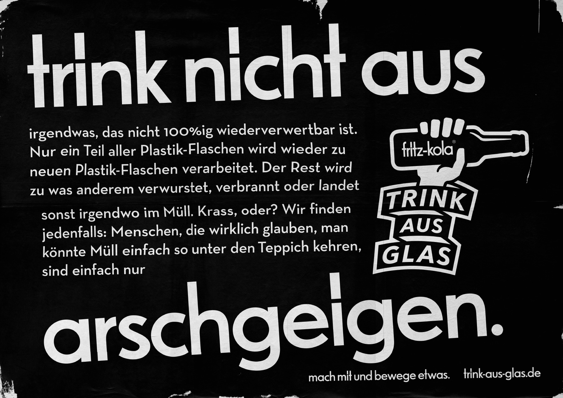 fritz-kola. trink aus glas. 10