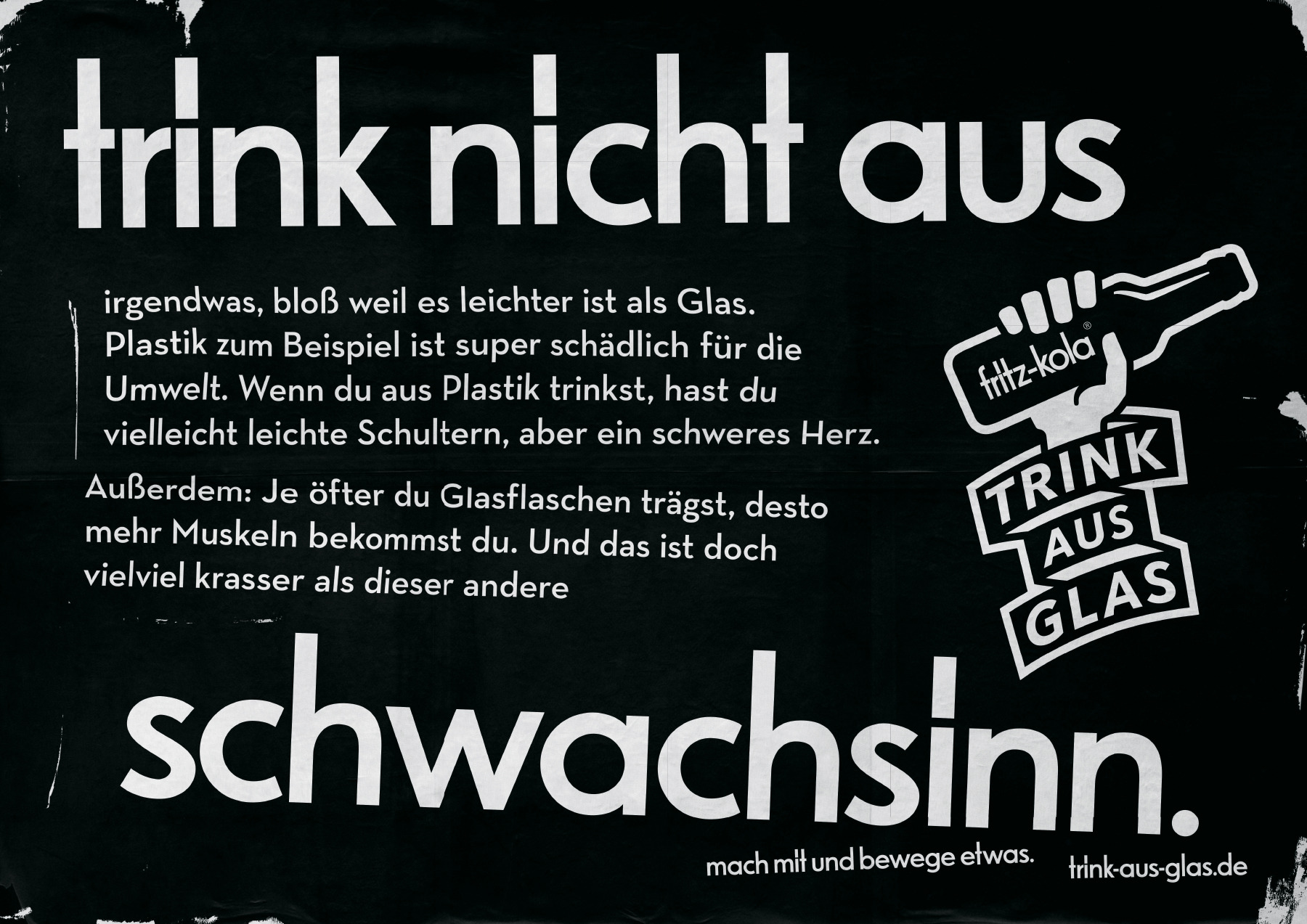 fritz-kola. trink aus glas. 14