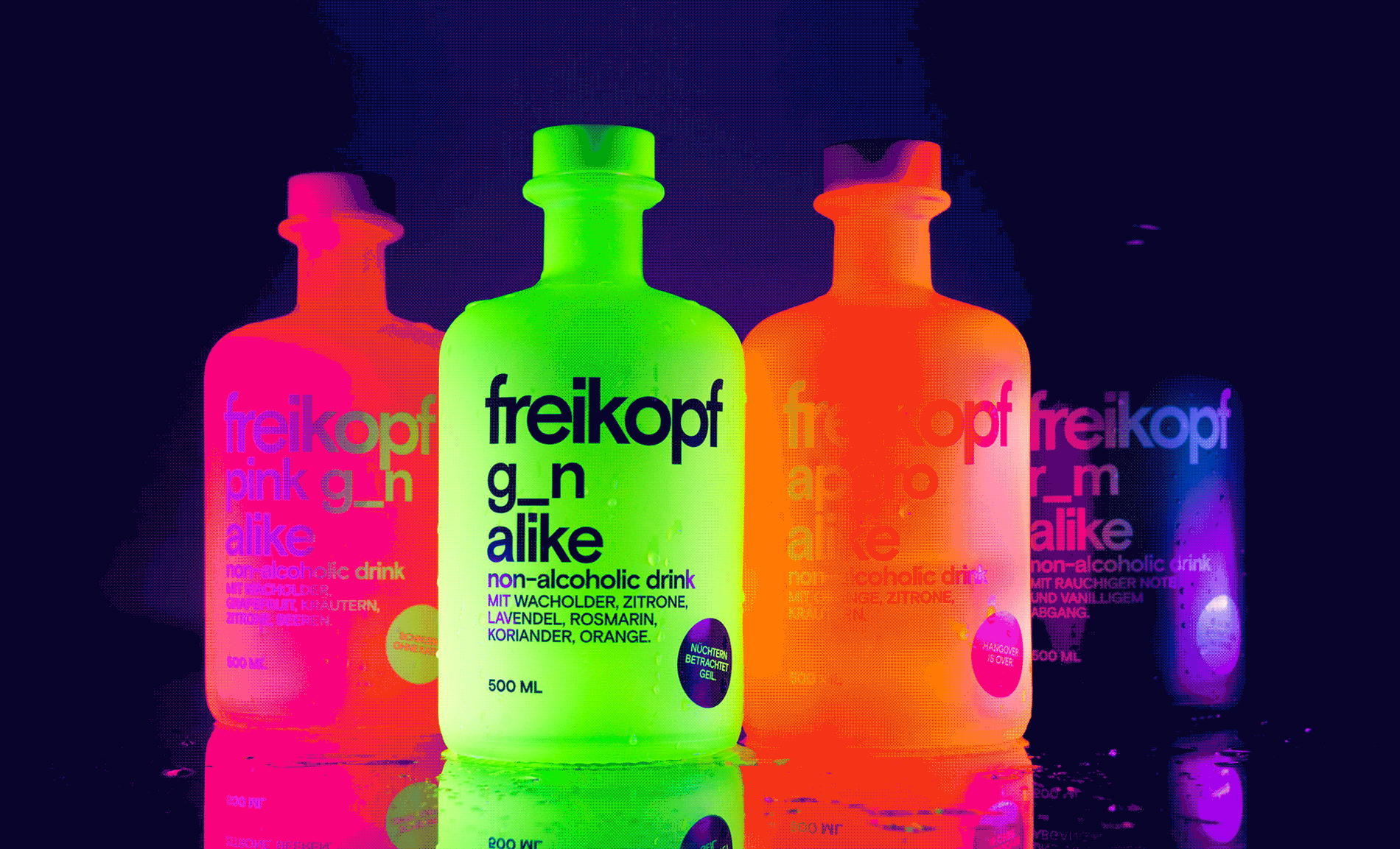 Freikopf. Non-Alcoholic Drinks. Markenentwicklung. 2