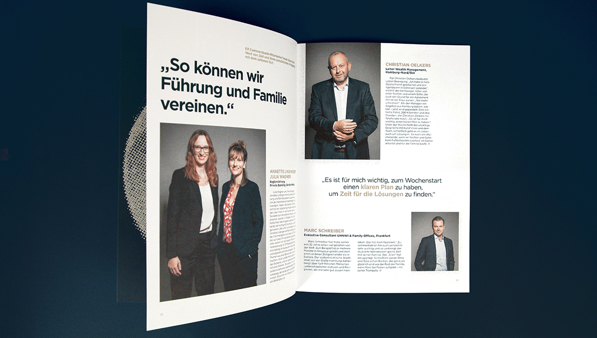 Commerzbank. Das Wealth-Management-Magazin. Vol 1 &amp; 2. 3