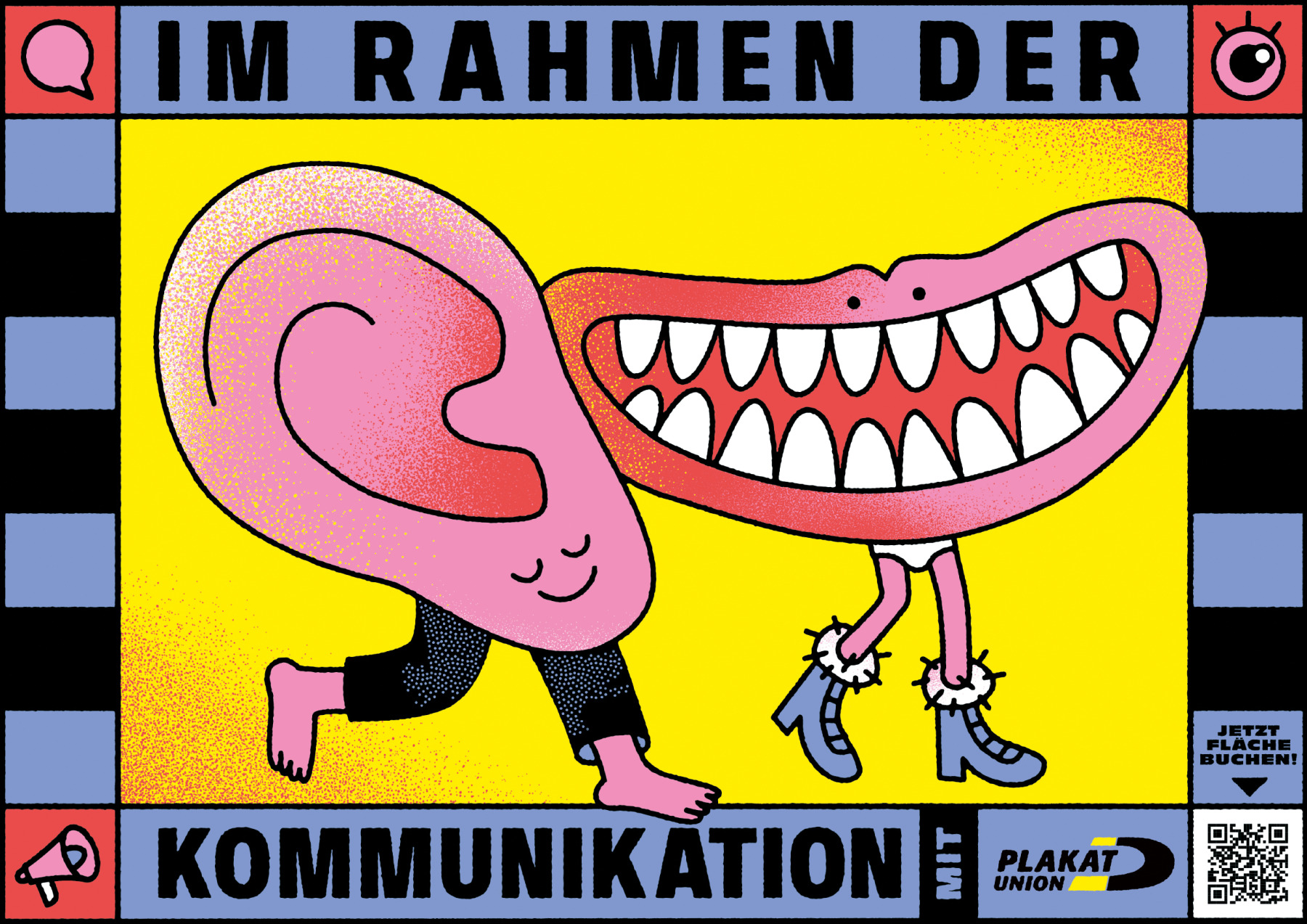 Plakat Union. Im Rahmen der Kommunikation. Kampagne. 5