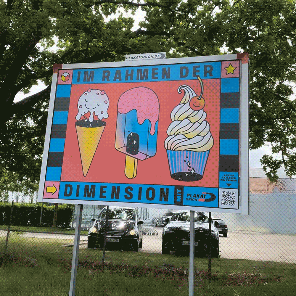 Plakat Union. Im Rahmen der Kommunikation. Kampagne. 4