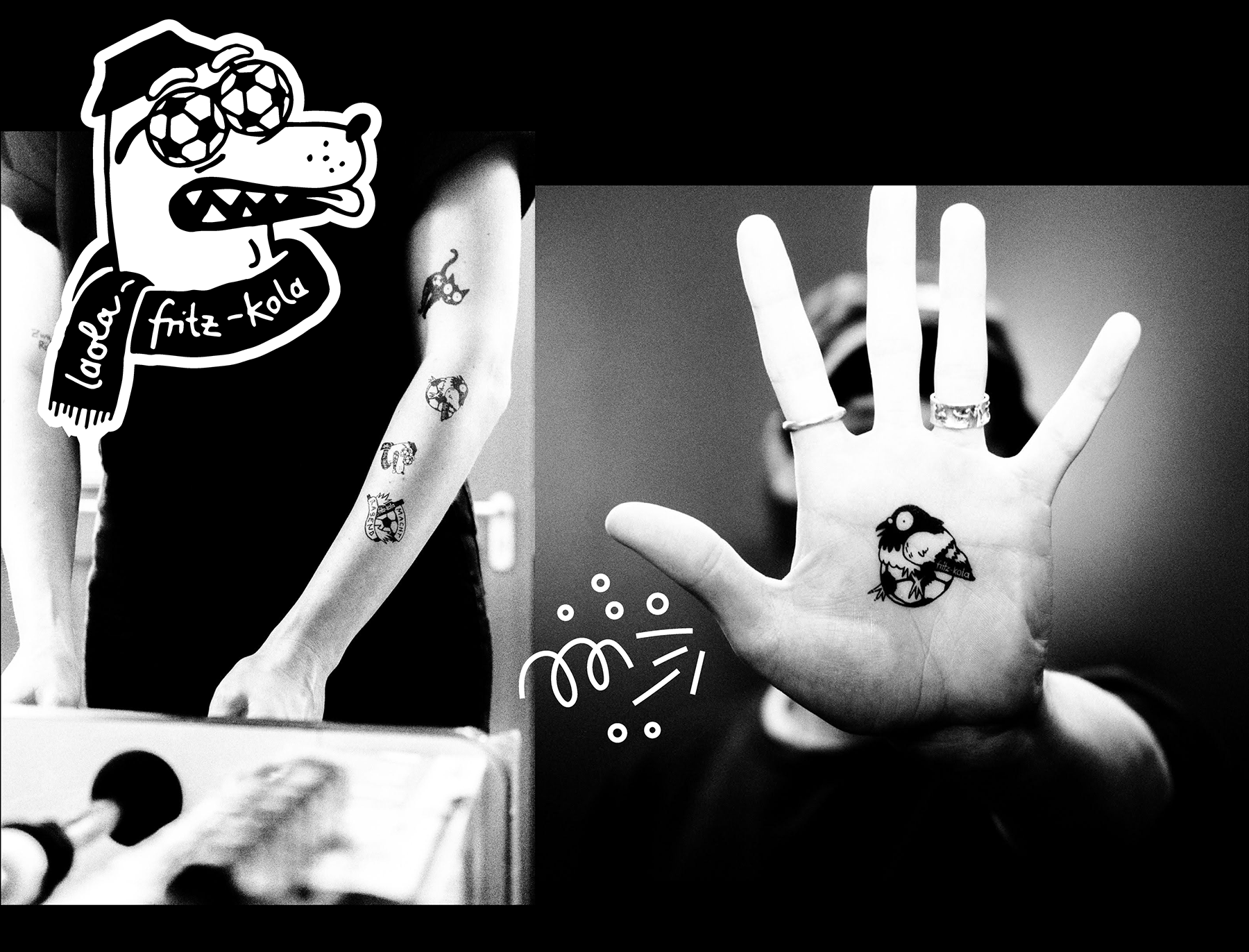 fritz-kola. soccer em tattoos. 3