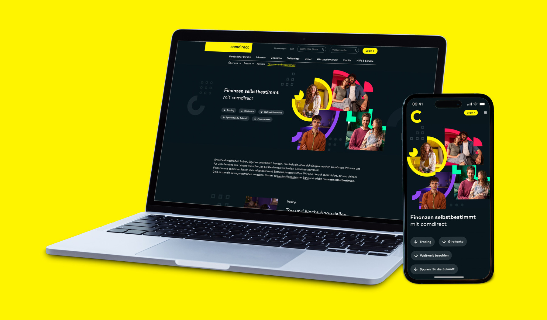 comdirect. Finanzen selbstbestimmt. Kampagne. 15