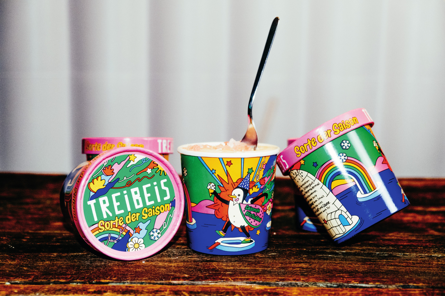 Treibeis. Markenentwicklung. 2