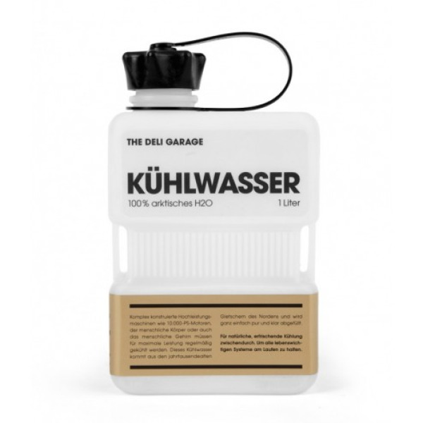 Aufgabenstellung: Verpackungsdesign | Kunde: The Deli Garage | Jahr: 2012 | Projekt: The Deli Garage. Kuehlwasser.