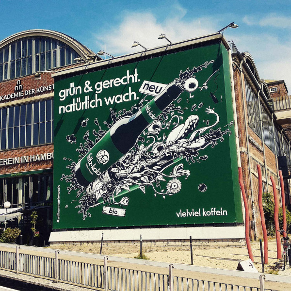 Aufgabenstellung: Werbe-/Lead-Kampagne, Illustration | Kunde: fritz-kola | Jahr: 2018 | Projekt: fritz-kola. geschmacks explosion.