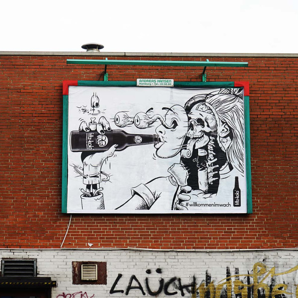  Aufgabenstellung: 360° Brand Communication, Kunst & Illustration | Kunde: fritz-kola | Jahr: 2017 | Projekt: fritz-kola. knallköpfe.