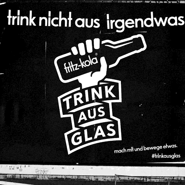  Aufgabenstellung: Markenentwicklung, 360° Brand Communication, Kunst & Illustration | Kunde: fritz-kola | Jahr: 2020 | Projekt: fritz-kola. trink aus glas.