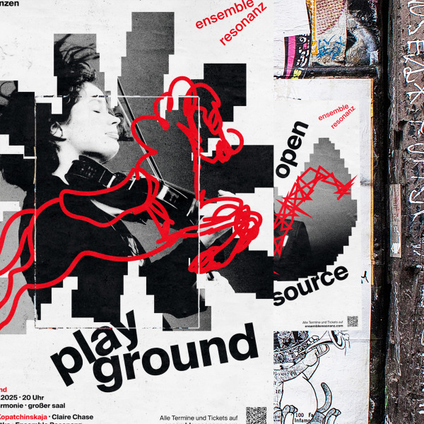  Aufgabenstellung: Corporate Design / Identity Design, Kunst & Illustration | Kunde: Ensemble Resonanz | Jahr: 2024 | Projekt: Ensemble Resonanz. Spielzeit 24/25